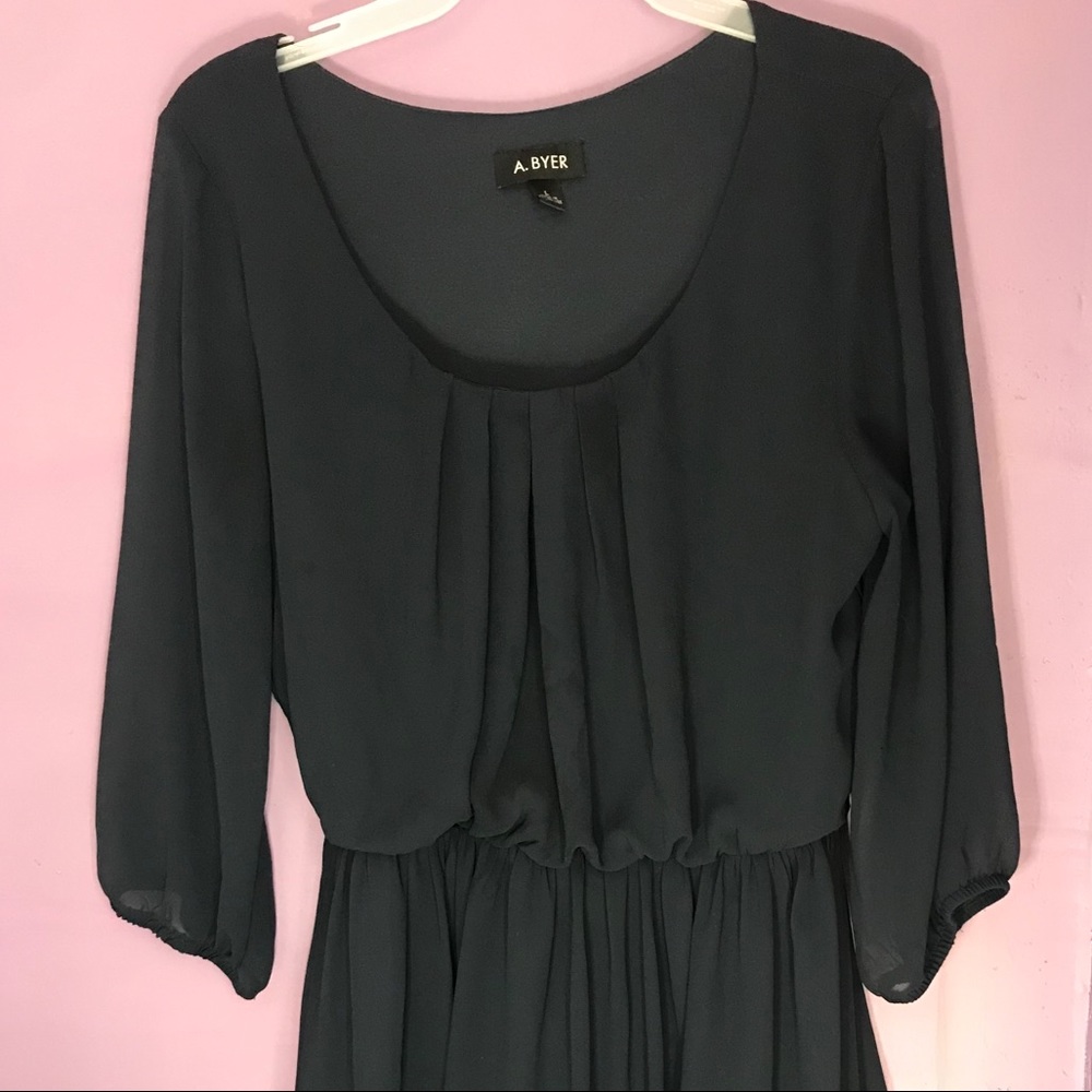 Navy Amy Byer Mini Dress